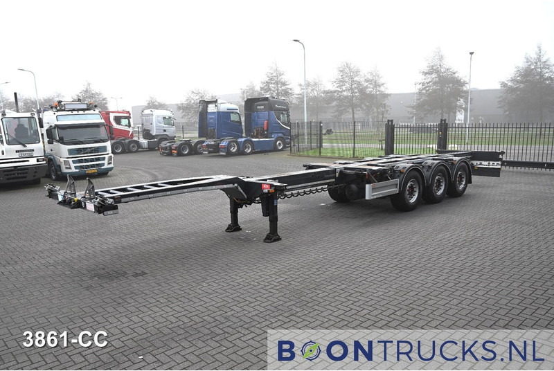 Pacton ET3 | 2x20-30-40-45ft HC * LIFTAS * 2x UITSCHUIFBAAR * SAF/SCHIJF * APK 06-2026 - Semi-remorque porte-conteneur/ Caisse mobile: photos 5 Pacton ET3 | 2x20-30-40-45ft HC * LIFTAS * 2x UITSCHUIFBAAR * SAF/SCHIJF * APK 06-2026 - Semi-remorque porte-conteneur/ Caisse mobile: photos 5