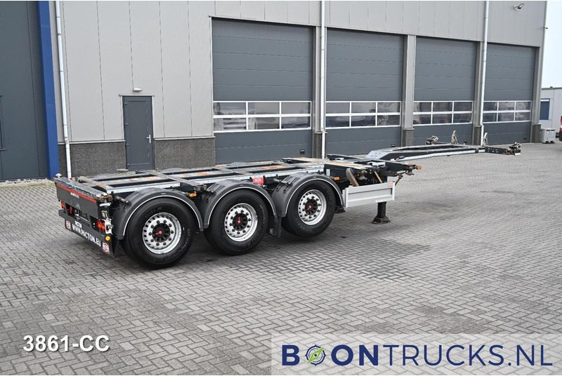Pacton ET3 | 2x20-30-40-45ft HC * LIFTAS * 2x UITSCHUIFBAAR * SAF/SCHIJF * APK 06-2026 - Semi-remorque porte-conteneur/ Caisse mobile: photos 1 Pacton ET3 | 2x20-30-40-45ft HC * LIFTAS * 2x UITSCHUIFBAAR * SAF/SCHIJF * APK 06-2026 - Semi-remorque porte-conteneur/ Caisse mobile: photos 1