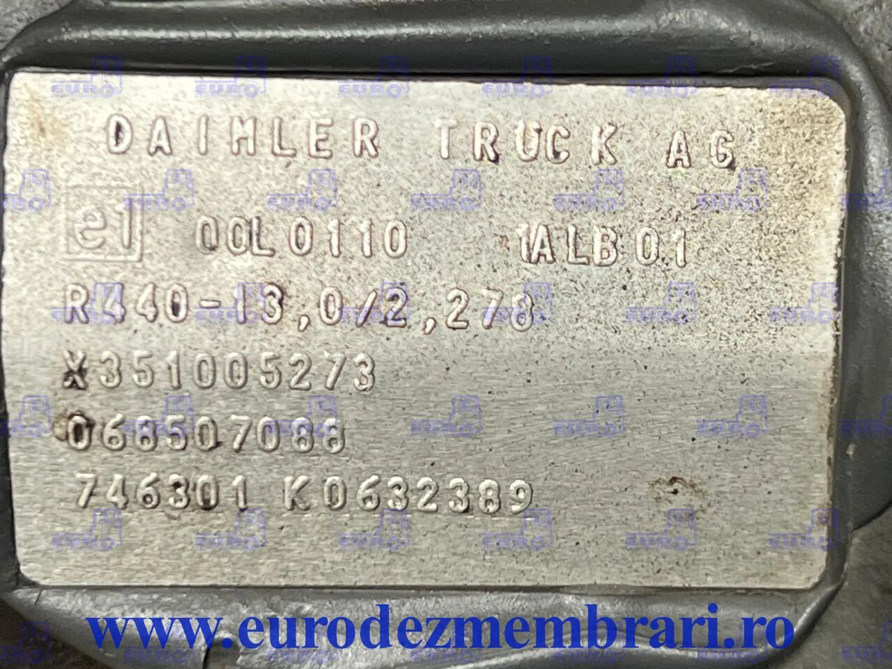 DIFERENTIAL MERCEDES ACTROS MP5 R=2.278 - Différentiel pour Camion: photos 3 DIFERENTIAL MERCEDES ACTROS MP5 R=2.278 - Différentiel pour Camion: photos 3