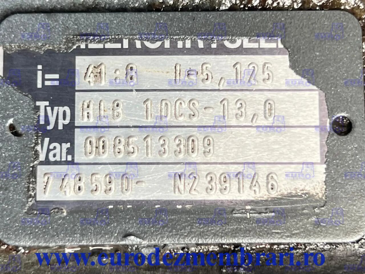 DIFERENTIAL MERCEDES HL8 R=41:8 R=5.125 - Différentiel pour Camion: photos 4 DIFERENTIAL MERCEDES HL8 R=41:8 R=5.125 - Différentiel pour Camion: photos 4