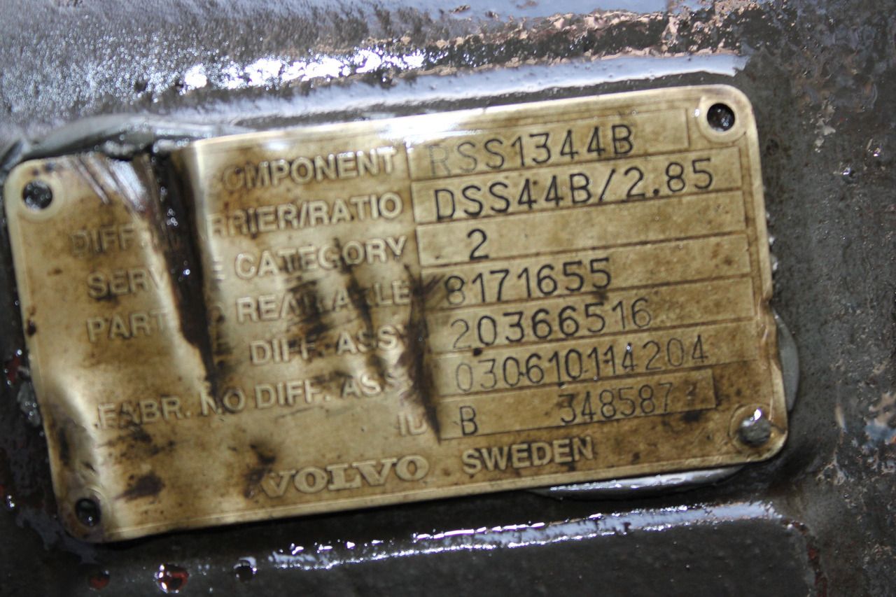 DIFERENTIAL VOLVO RSS1344B R=2,85 20366516 - Différentiel pour Camion: photos 3 DIFERENTIAL VOLVO RSS1344B R=2,85 20366516 - Différentiel pour Camion: photos 3