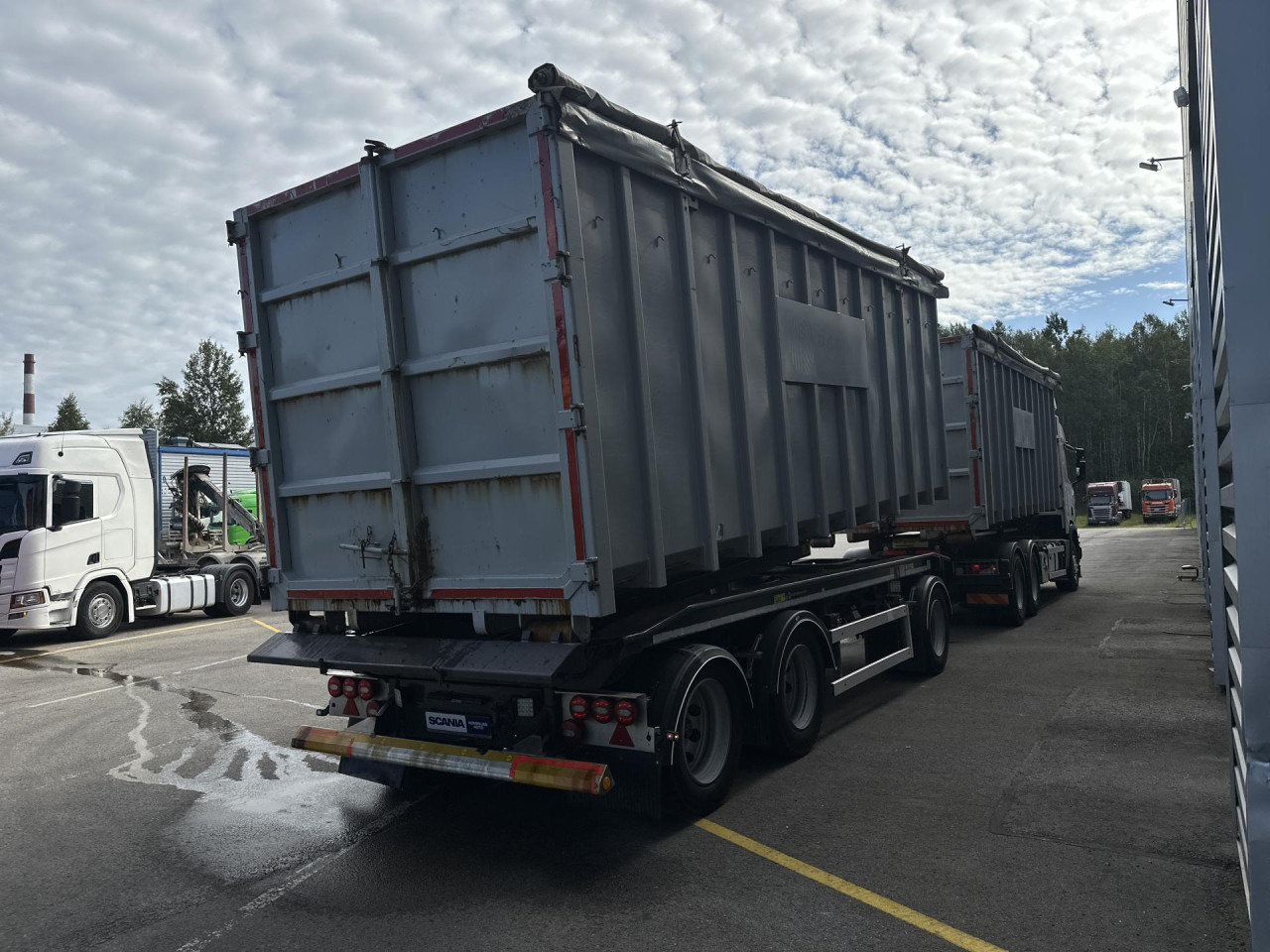 Camion porte-conteneur/ Caisse mobile SCANIA R 450 B6x4HA: photos 12
