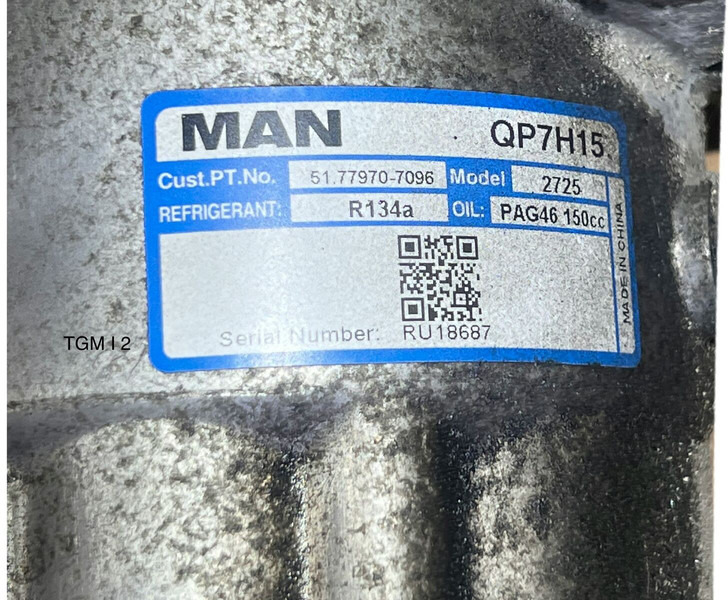 MAN - Compresseur de climatisation: photos 2 MAN - Compresseur de climatisation: photos 2