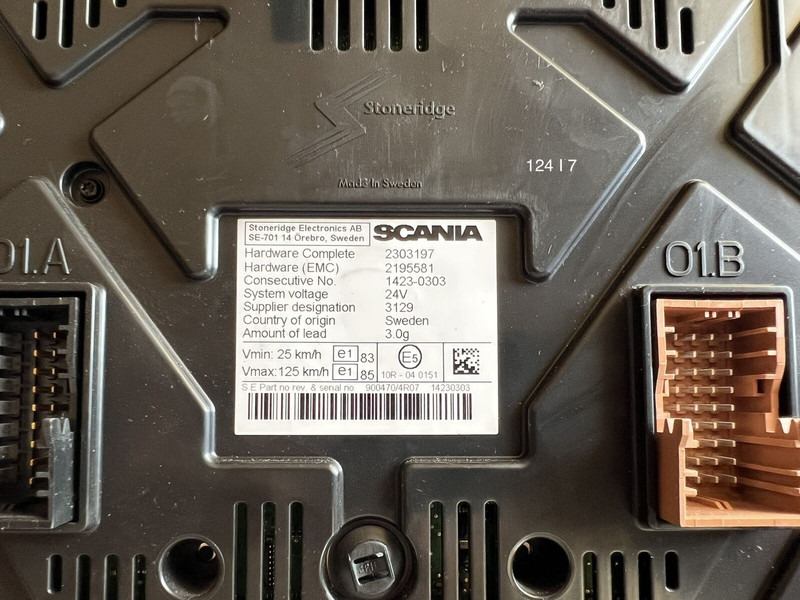 Scania - Panel de instrumentos: photos 2 Scania - Panel de instrumentos: photos 2