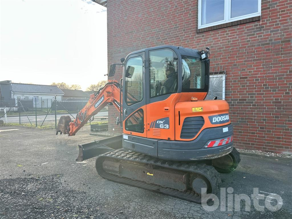 DOOSAN DX 63-3 (2018) - Mini pelle: photos 2 DOOSAN DX 63-3 (2018) - Mini pelle: photos 2