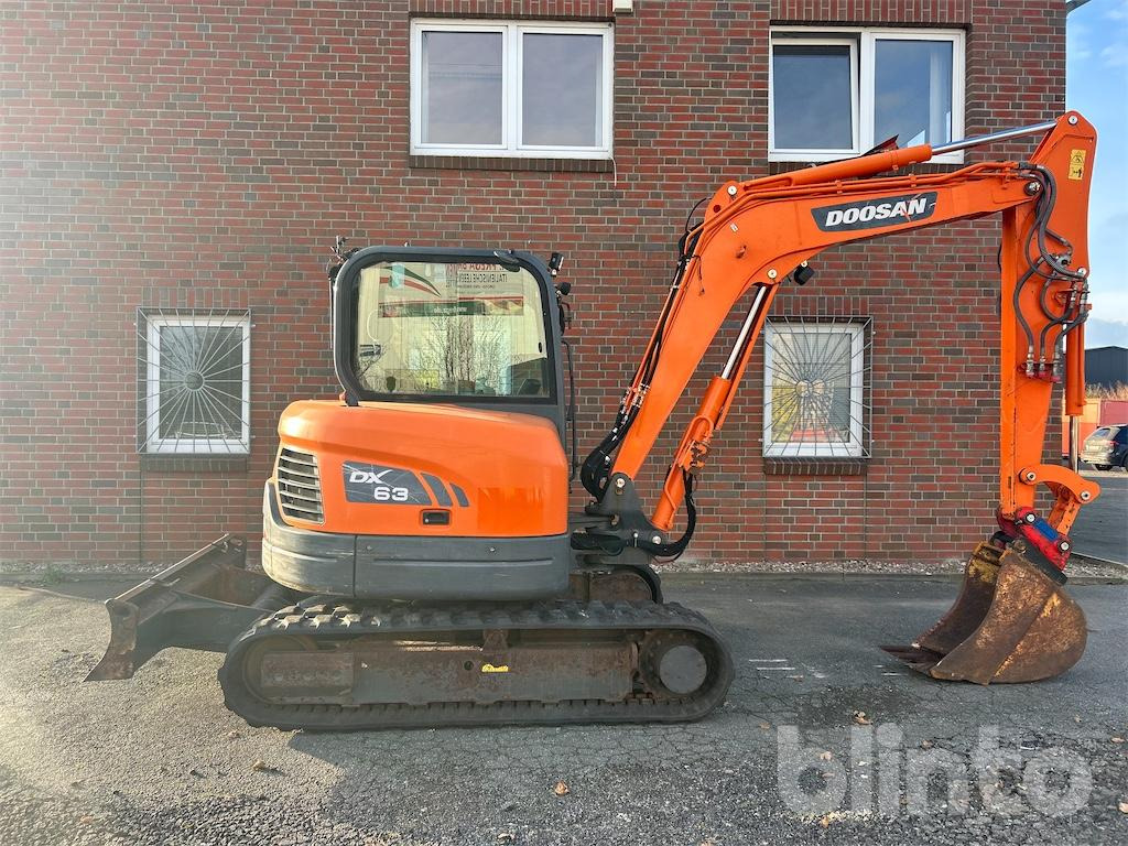 DOOSAN DX 63-3 (2018) - Mini pelle: photos 4 DOOSAN DX 63-3 (2018) - Mini pelle: photos 4