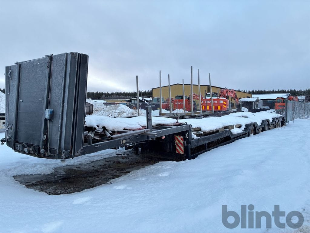 GOLDHOFER STZ-L 4-44/80 - Semi-remorque plateau: photos 1 GOLDHOFER STZ-L 4-44/80 - Semi-remorque plateau: photos 1