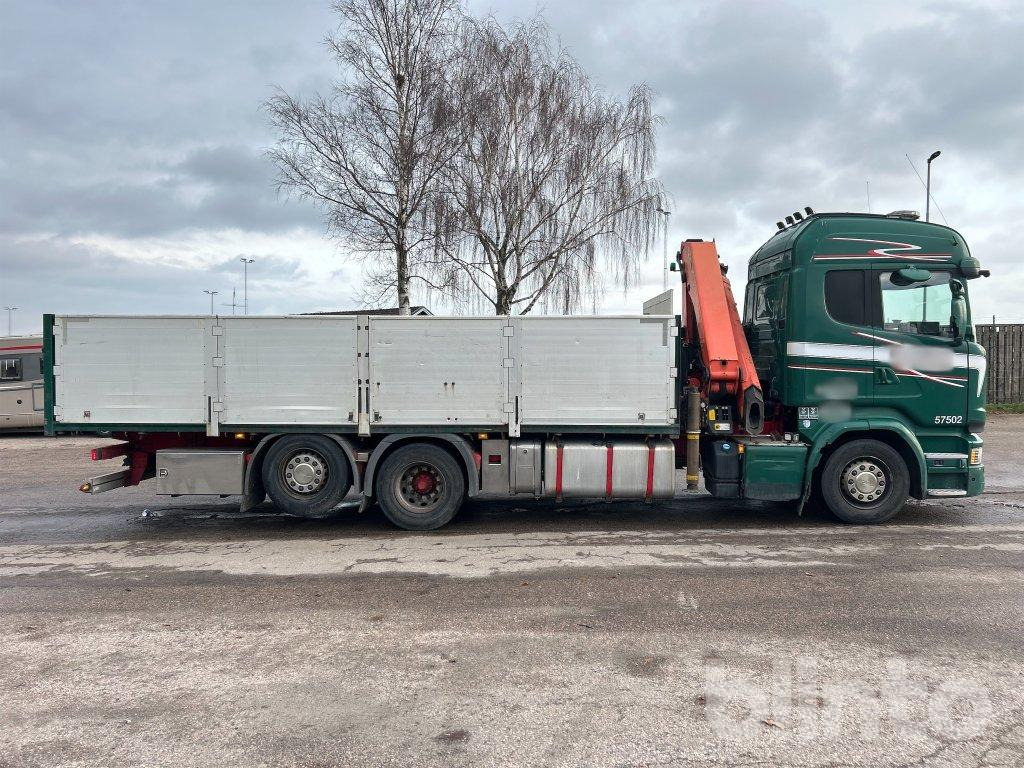 Scania R450 6x2*4 Palfinger PK22002 EH - Camion plateau, Camion grue: photos 5 Scania R450 6x2*4 Palfinger PK22002 EH - Camion plateau, Camion grue: photos 5