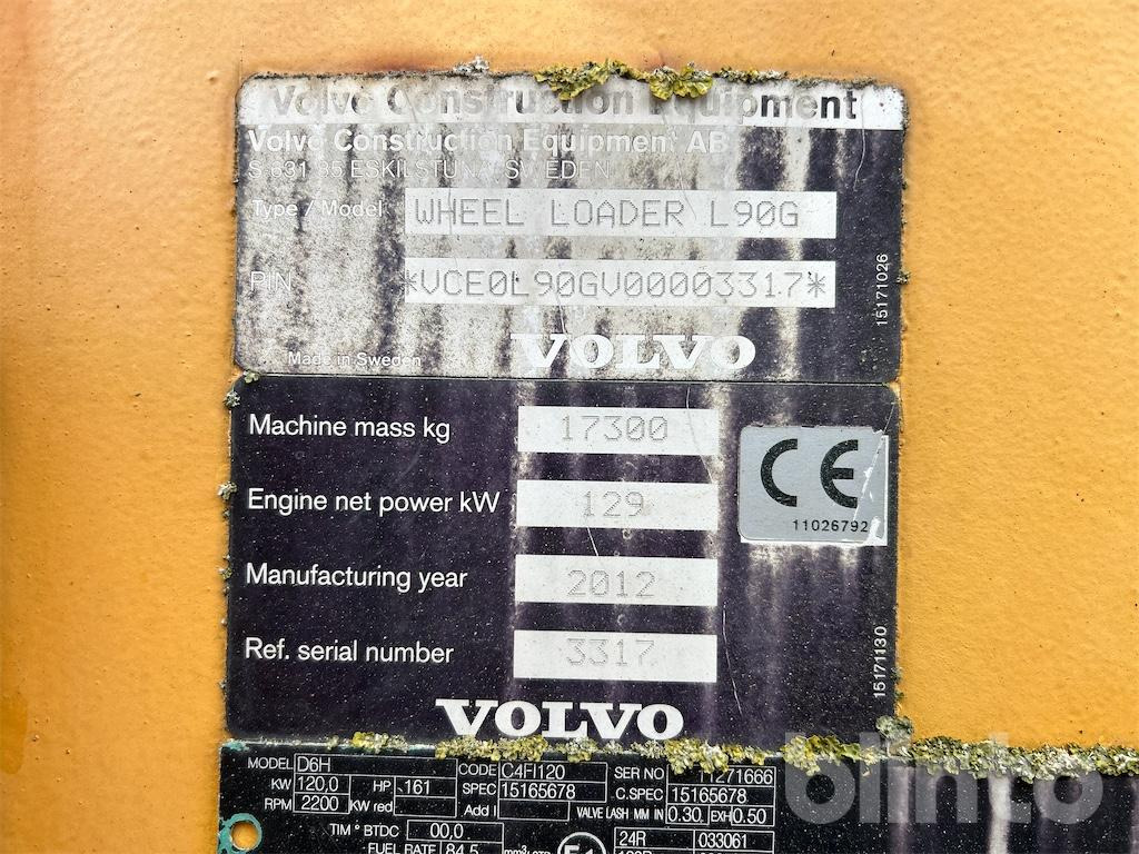 Chargeuse sur pneus Volvo L90G: photos 15 Chargeuse sur pneus Volvo L90G: photos 15