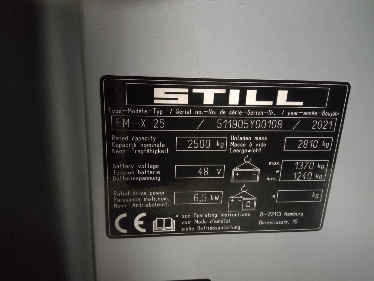 Still FM-X25 - Chariot à mât rétractable: photos 5 Still FM-X25 - Chariot à mât rétractable: photos 5