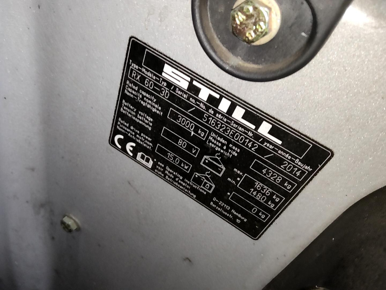 Still RX60-30 - Chariot élévateur électrique: photos 5 Still RX60-30 - Chariot élévateur électrique: photos 5