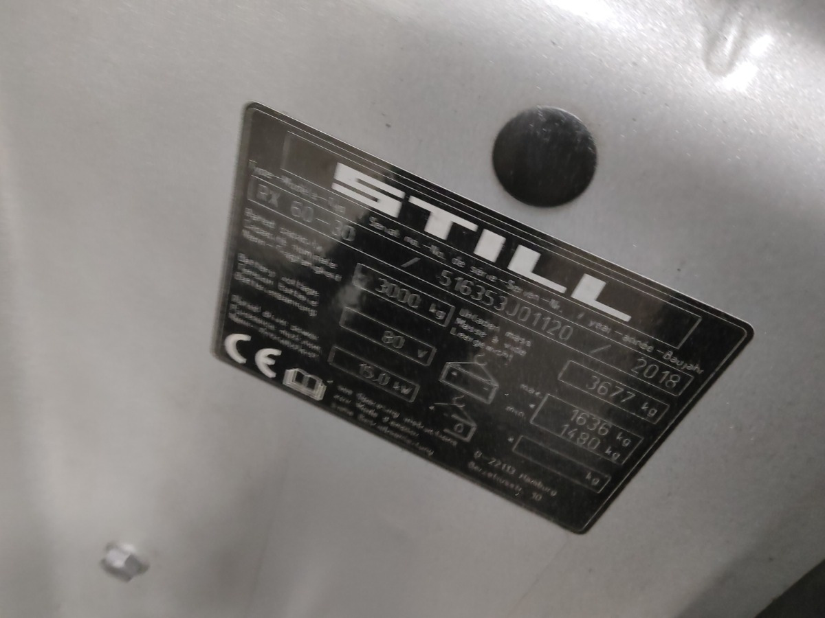 Still RX60-30 - Chariot élévateur électrique: photos 5 Still RX60-30 - Chariot élévateur électrique: photos 5