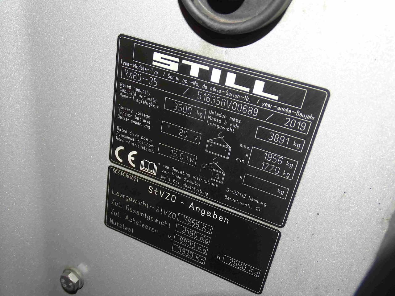 Still RX60-35 - Chariot élévateur électrique: photos 5 Still RX60-35 - Chariot élévateur électrique: photos 5