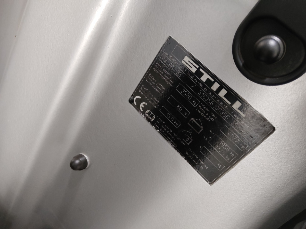 Chariot élévateur électrique Still RX60-35/BATT.NEU: photos 6 Chariot élévateur électrique Still RX60-35/BATT.NEU: photos 6