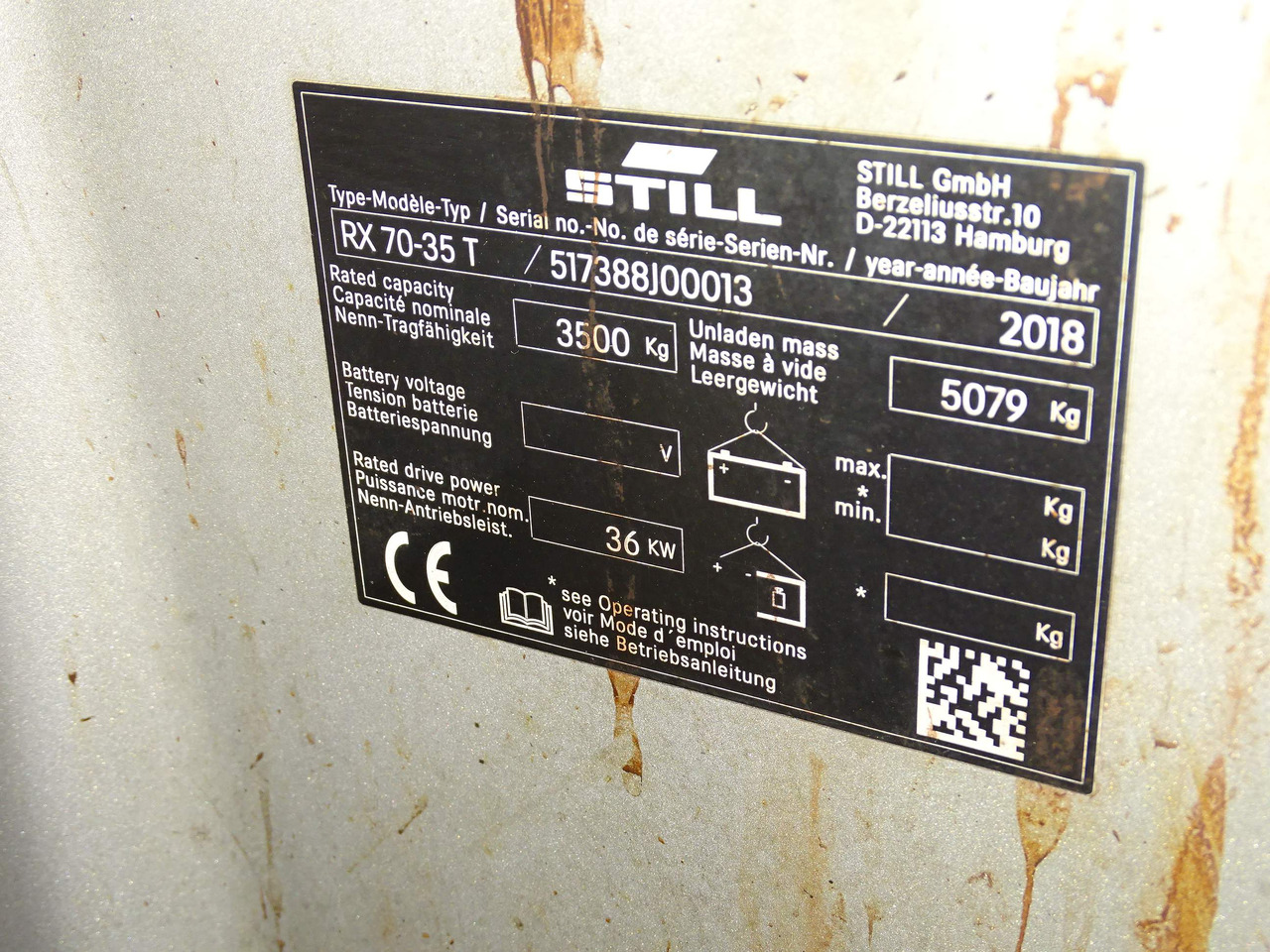 Still RX70-35T - Chariot élévateur: photos 5 Still RX70-35T - Chariot élévateur: photos 5
