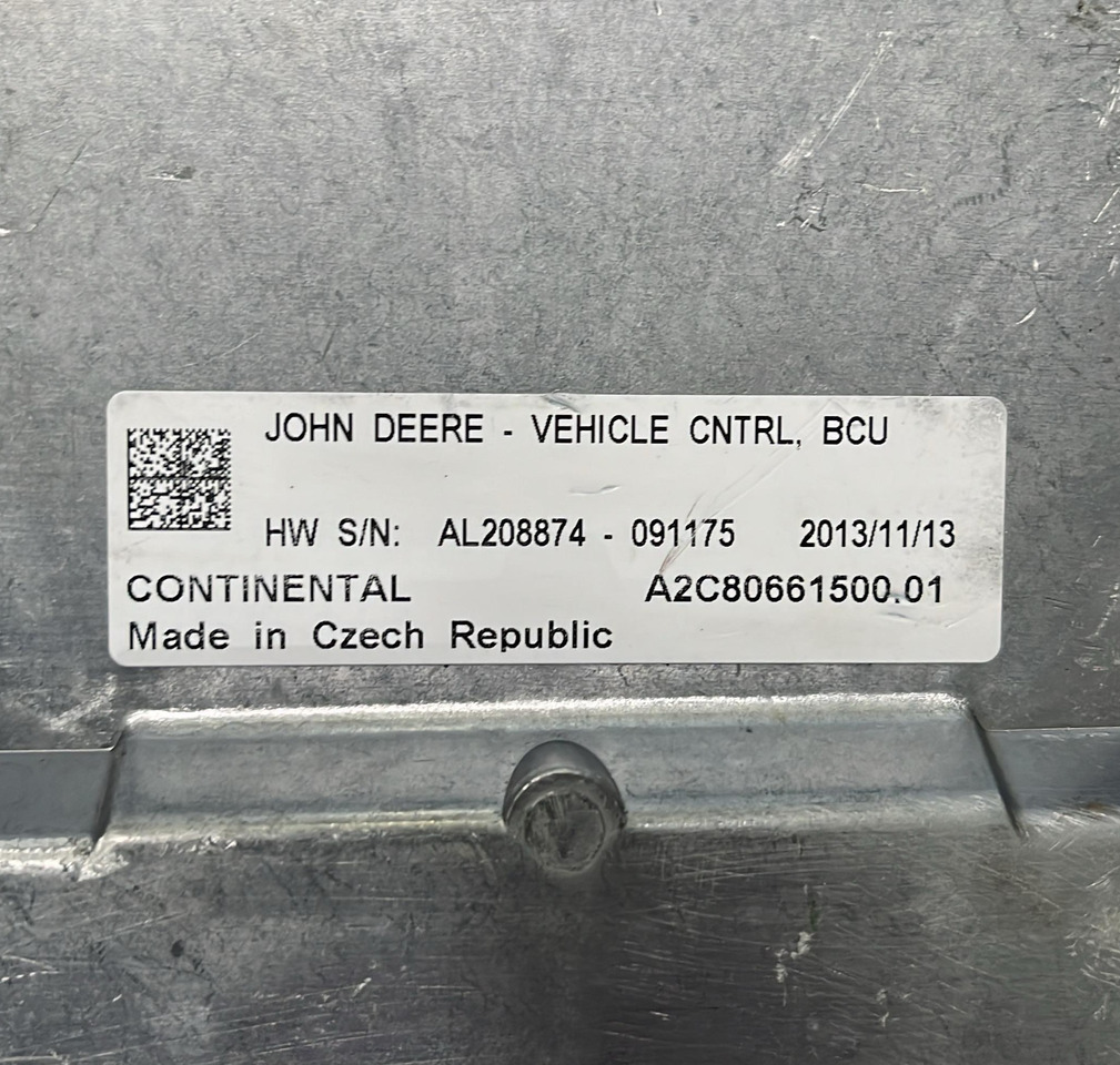 John Deere ECU AL208874 - Bloc de gestion: photos 4 John Deere ECU AL208874 - Bloc de gestion: photos 4