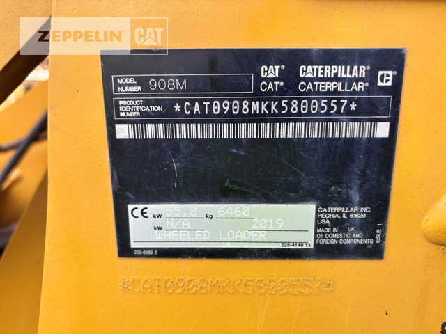 Cat 908M - Chargeuse sur pneus: photos 2 Cat 908M - Chargeuse sur pneus: photos 2