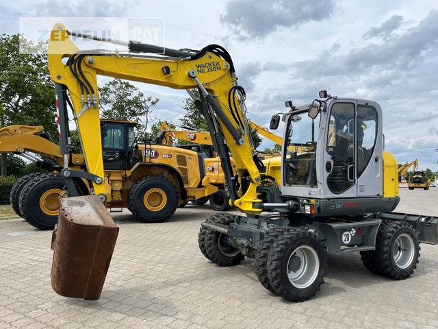 Wacker EW100 - Pelle sur pneus: photos 1 Wacker EW100 - Pelle sur pneus: photos 1