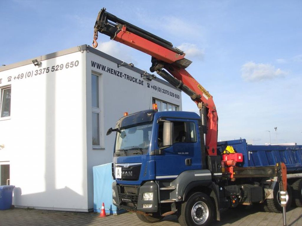MAN TG-S 26.480 6x4 BL 3-Achs Kipper Kran Palf. PK 2 MAN TG-S 26.480 6x4 BL 3-Achs Kipper Kran Palf. PK 2 - Camion benne, Camion grue: photos 2 MAN TG-S 26.480 6x4 BL 3-Achs Kipper Kran Palf. PK 2 MAN TG-S 26.480 6x4 BL 3-Achs Kipper Kran Palf. PK 2 - Camion benne, Camion grue: photos 2