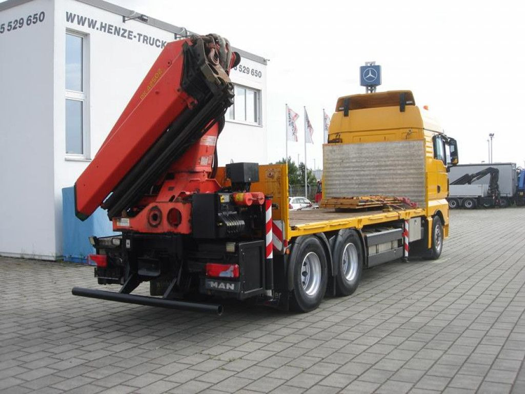 MAN TG-X 26.440 6x4 BL Pritsche Heckkran Palf. PK 42 - Camion plateau, Camion grue: photos 4 MAN TG-X 26.440 6x4 BL Pritsche Heckkran Palf. PK 42 - Camion plateau, Camion grue: photos 4