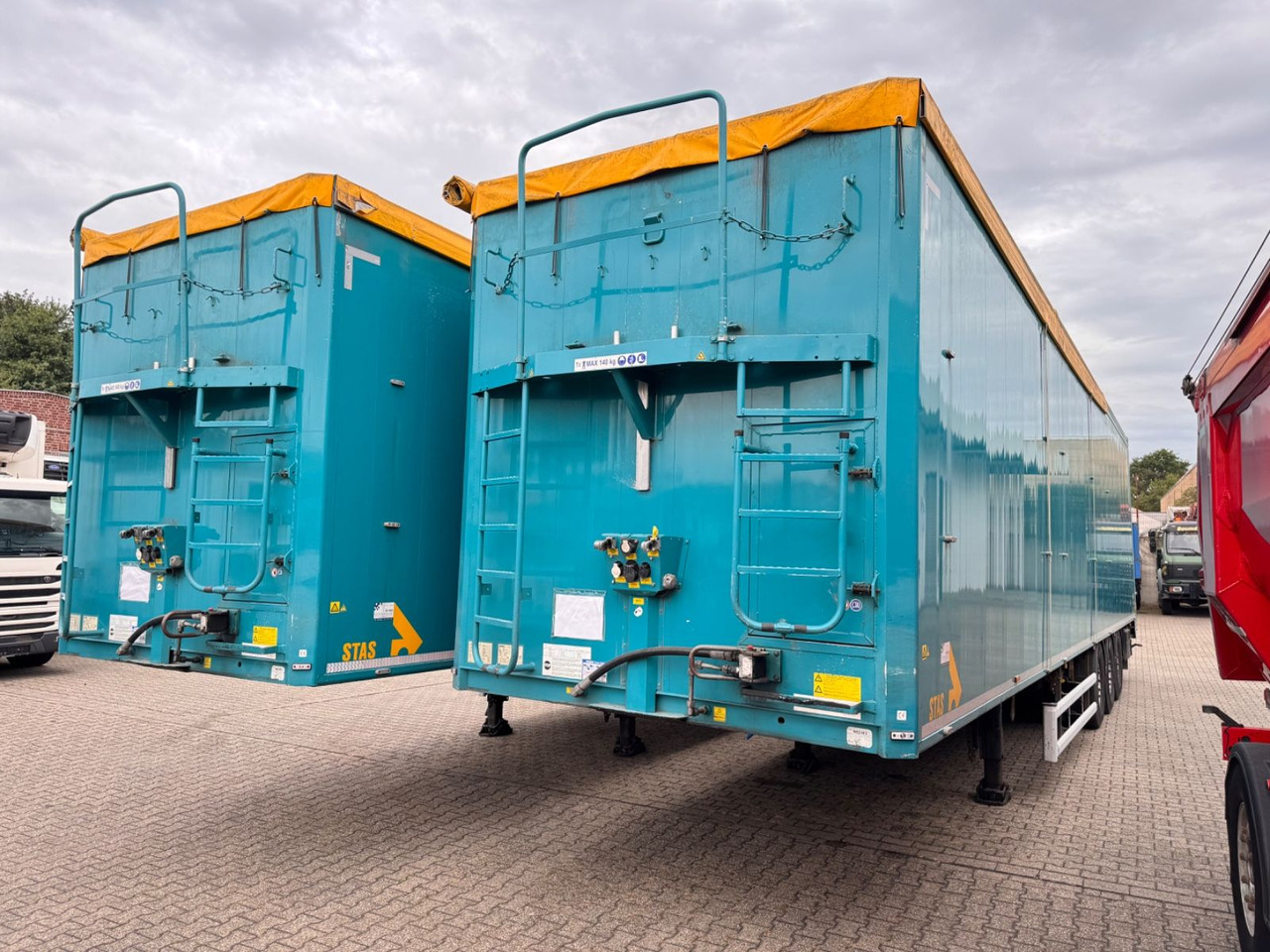 Stas S 300 ZX Walkingfloor Schubboden 2 x Vorhanden - Semi-remorque à fond mouvant: photos 3 Stas S 300 ZX Walkingfloor Schubboden 2 x Vorhanden - Semi-remorque à fond mouvant: photos 3